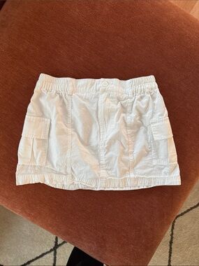 White Fox Boutique White Cargo Mini Skirt